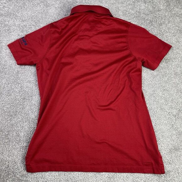 Peter Millar Polo Women’s Medium Red Luxury Cotton Golf Pride Align Technology - Picture 8 of 11